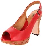 John Fluevog Women's Bunford Platform Pump,Red,8 M US