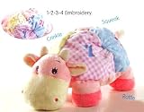 Plush Baby Cow, Crinkle Friend Cow 14"