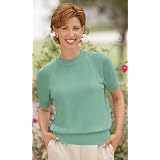 Short Sleeve Mock Turtleneck Sweater