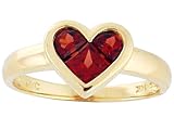 1.20 cttw 14k Gold Genuine Invisible Set Garnet Ring LIFETIME WARRANTY