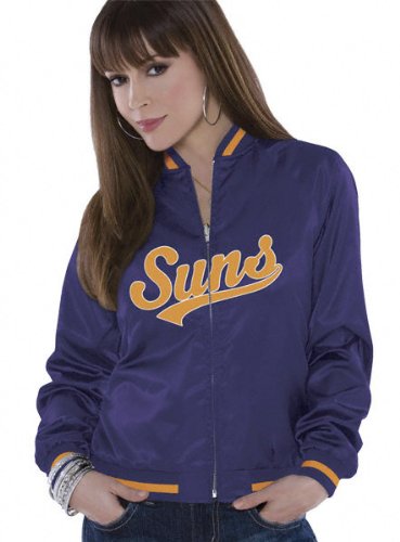Phoenix Suns Women's Reversible Satin Jacket - by Alyssa Milano at Amazon.com