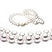 AugustinaJewelry AAA Quality 17-18 Inch AugustinaJewelry Double Strand Round 6.5-7mm White Akoya SaltWater Cultured Pearl Necklace