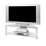 from Worldstores NEW Jual Jf016-S Clear Glass LCD TV Stand