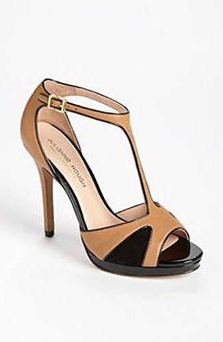 Julianne Hough for Sole Society 'LOLA' Sandal LUGGAGE BLACK/BLACK,8