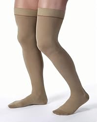 Jobst for Men Ribbed THIGH HIGH Moderate Compression 15-20mmHg