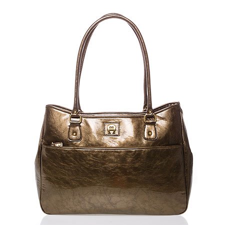 Etienne Aigner Mineral Patent Business Tote