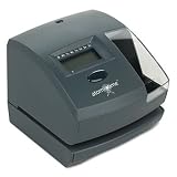 Lathem Time - 1500E Atomic Time Recorder, Charcoal