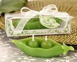 Two Peas in a Pod Candle in Ivy Print Gift Box (Set of 4)