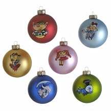 Multi 6 pc Misfit toys ornaments