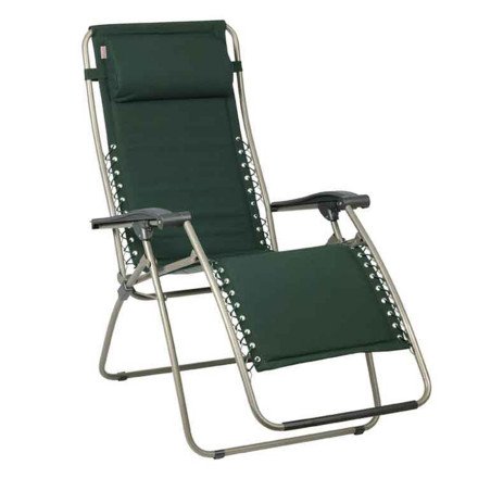Lafuma RSX Padded Recliner, England Green