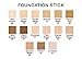 Foundation Stick Broad Spectrum SPF 15 - Creme Foundation Full Coverage Makeup Base - Goes On Creamy And Transforms to A Matte Powder Finish -Great For All Skin Types