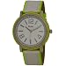 Henley Ladies Neon Yellow Round Brushed Chrome Case