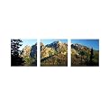 Lake Tetons Canvas Wall Art 3-pc. Set - 12x12"
