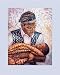 Father and Infant by Johnnie K Chardon Fine Art Print / Poster 16.00 x 20.00 in.