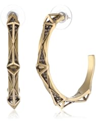 Sam Edelman Open Cage Pave Hoop Earrings
