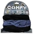 Oxford Comfy Head Helmet Scarf / Bandana / Beanie 3Pack Jeans Edition