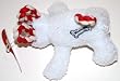 Milk-Bone Brand, Fleece & Rope Animals, White with Rope Ears and Tail (1 Each)