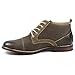 Ferro Aldo MFA-506013 Brown # 207 Men's Lace Up Cap Toe Dress Ankle Boot Shoes