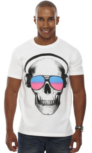 Retreez DJ skull  Headphones Graphic Printed 
