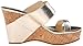Nine West Women's Berko Metallic Wedge Pump