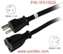 Conntek 1F515520 1-Foot 15-Amp to 20-Amp Power Adapter Cord NEMA 5-15P to 5-15/20R 1F515520