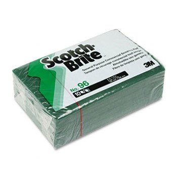 3M Scotch-Briteâ¢ Heavy-Duty No. 96 Scrub Pads, Pack Of 10