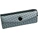 Kingsley Lipstick Case with Mirror Black/Silver Check