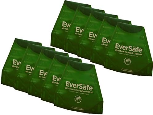 10 pack EverSafe All-Natural Mosquito Control - Green Eco Bag. 100% natural green way to be mosquito-free fast. Revolutionary DEET FREE Mosquito Control! Made is USA! Safe for the Earth, People and Pets.
