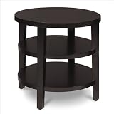 Avenue Six Merge 20" Round End Table, Espresso