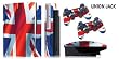 Protective skins for Playstation 3 System Console, PS3 Controller skin included - UNION JACK