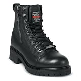 Mens Milwaukee� Accelerator Zip Boots Black by MILWAUKEE MOTORCYCLE