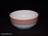 ROYAL DOULTON PROVENCE ROUGE ALL-PURPOSE BOWL(S) PLAID BAND