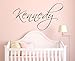 Fancy Cursive Single Personalized Custom Name Vinyl Wall Art Decal Sticker 28