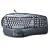 Perixx Periboard-506 Ergonomic multimedia USB trackball keyboard with 2 USB Hub