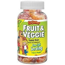 L'il Critters, Fruit & Veggie Gummy Bears, 200 Bears