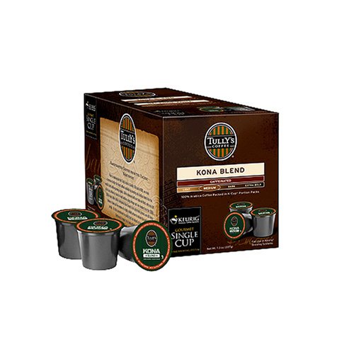 Tully's K-Cup Single-Serving Coffee 108-ct.- Kona Blend