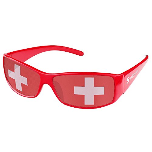 Piersando® Sonnenbrille WM & EM Fanartikel Schweiz