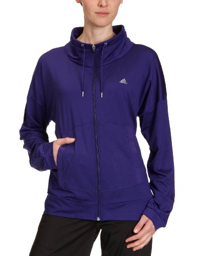 Adidas Damen Trainingsjacke Clima Q4, collegiate purple/white, 42 , P90616