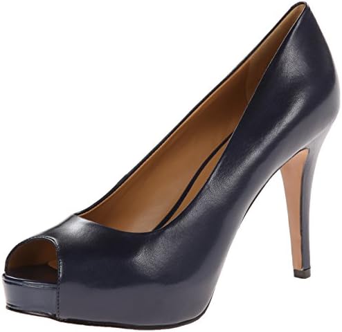 Nine West Women's Camya Leather Platform Pump