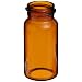 Kimble Kimax 60960A-4 Amber 203 Borosilicate Glass Screw Thread EPA Water Analysis Vial without Closure, 20mL Volume, 57mm Length (Pack of 144)