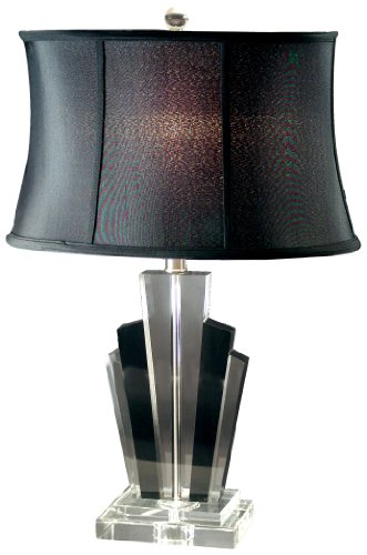 Dale Tiffany GT80174 Calista Table Lamp, Nickel 