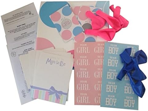 Sleepy Bunny Baby Girl Gender Reveal Party Supplies Kit Bundle