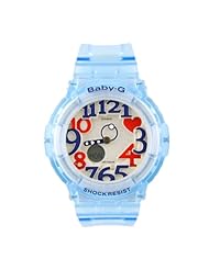 Casio Womens BGA131-2B Baby-G Marine Resort Clear Blue Digital Watch