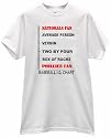NATIONALS FAN PRIDE IQ CHART PHILLIES FANS AT THE BOTTOM BASEBALL T SHIRT jersey