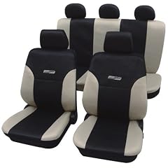 SITZBEZ�GE WAVE SCHWARZ / BEIGE SCHONBEZ�GE SITZSCHUTZ