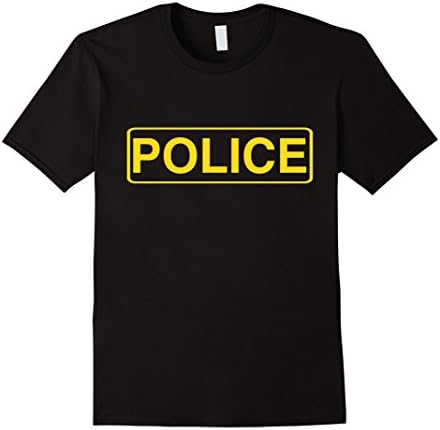 Men's DEA Police T-shirt XL Black