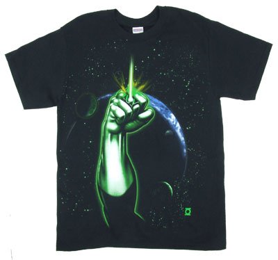  Green Lantern Fist in Space T-shirt