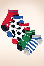 5 Pairs of Freshfeet™ Football Trainer Liner Socks