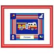 Heroes Red Personalized Print