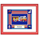 Heroes Red Personalized Print